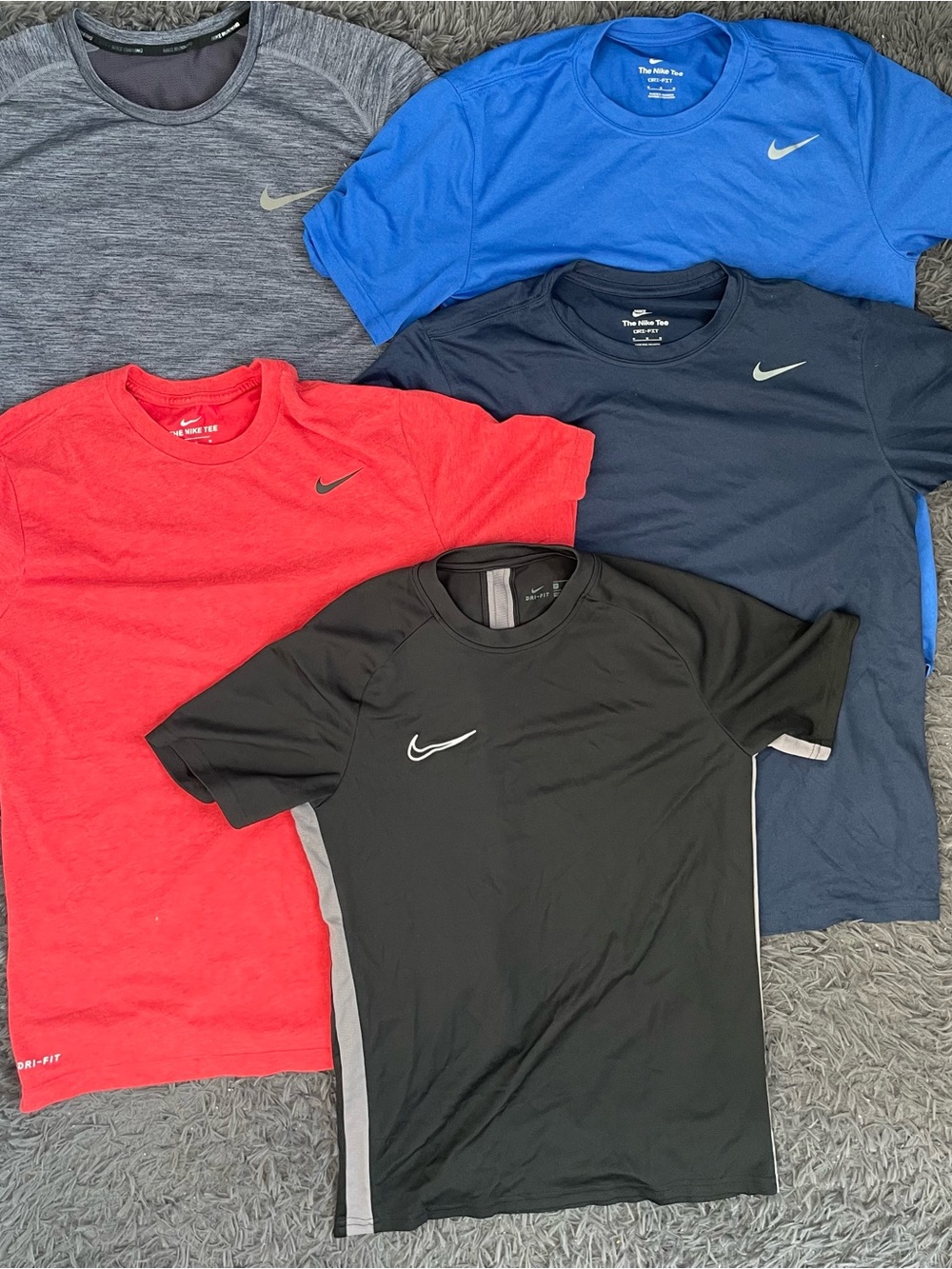 Men Size Medium Nike Dri-Fit T-Shirt Running Workout Bundle Lot